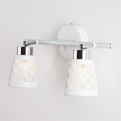 Светильник Snowy 2x40Вт G9 белый - фото 2001293