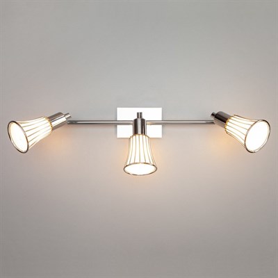 Светильник "Крокус" 3x40Вт E14 хром - фото 2001311