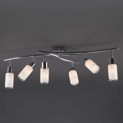 Светильник Sherwood 6x40Вт E14 хром - фото 2001344