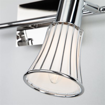 Светильник "Крокус" 2x40Вт E14 хром - фото 2001348