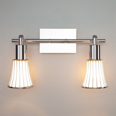 Светильник "Крокус" 2x40Вт E14 хром - фото 2001349