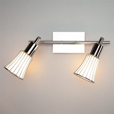 Светильник "Крокус" 2x40Вт E14 хром - фото 2001350