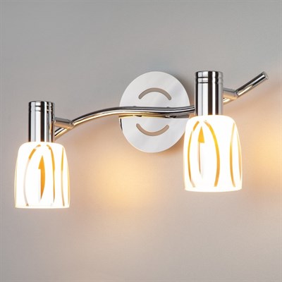 Светильник "Верона" 2x40Вт E14 хром - фото 2001419