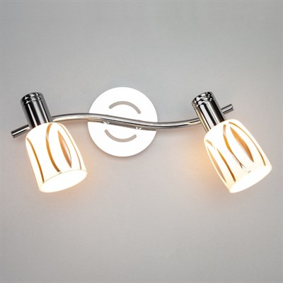 Светильник "Верона" 2x40Вт E14 хром - фото 2001420