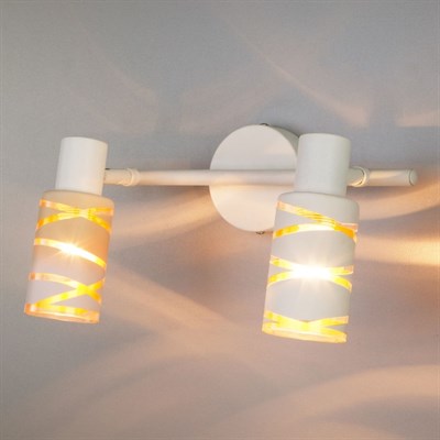 Светильник Flute 2x40Вт E14 белый - фото 2001433