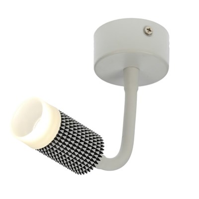 Спот "Шип" 3Вт LED 4000К белый/серебро 6х6х21,2см - фото 2001499