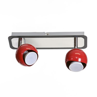 Спот "Техно" 2x50Вт G10 хром - фото 2001532