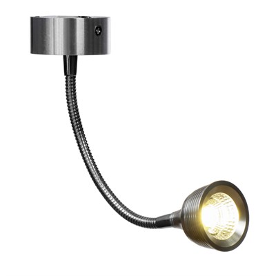 Спот "Ринг" LED 3Вт хром 10х6х14,5 см - фото 2001565