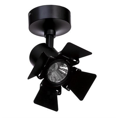 Спот "Рубик" LED 7Вт 6000К черный 23х6х36 см - фото 2001612