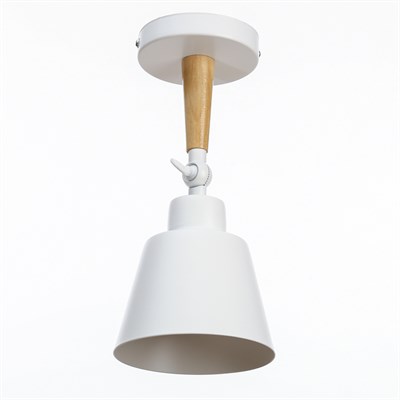 Спот "Цилиндр малый" 1x40Вт E27 белый 12х20х20 см - фото 2001622