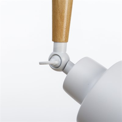 Спот "Цилиндр малый" 1x40Вт E27 белый 12х20х20 см - фото 2001623