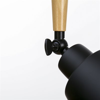 Спот "Цилиндр малый" 1x40Вт E27 черный 12х20х20 см - фото 2001627