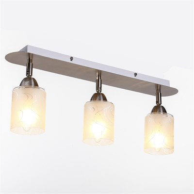 Спот "Гладис" 3x60Вт E14 сатин белый 35х35х15 см. - фото 2001635