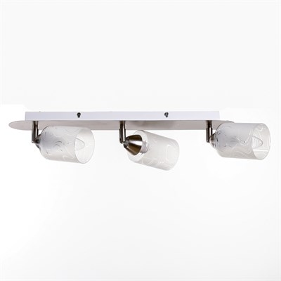 Спот "Гладис" 3x60Вт E14 сатин белый 35х35х15 см. - фото 2001636