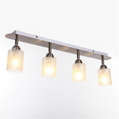 Спот "Гладис" 4x60Вт E14 сатин белый 40х40х15 см. - фото 2001640