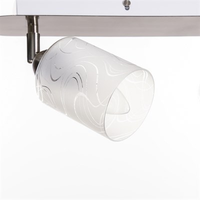 Спот "Гладис" 4x60Вт E14 сатин белый 40х40х15 см. - фото 2001642