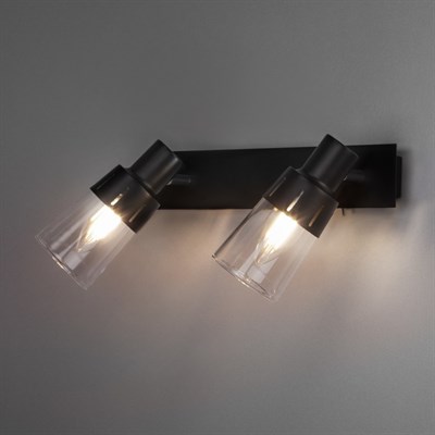 Светильник Potter 2x40Вт E14 чёрный - фото 2001671