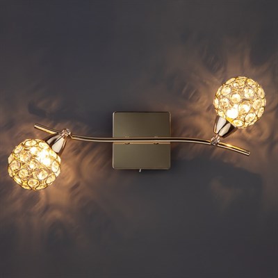 Светильник Mirage 2x40Вт G9 золото - фото 2001717