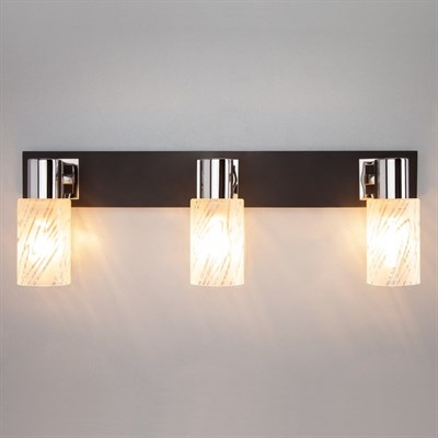 Светильник Скарлет 3x40Вт E14 хром, венге - фото 2001733