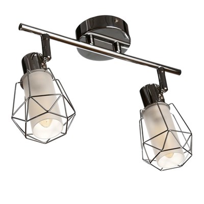 Светильник 0408/2 2х40Вт Е14 хром 30х19х16см - фото 2001757