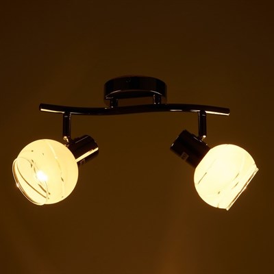 Светильник 51011/2 2хE14 60W Max 42х10х19 хром - фото 2001781