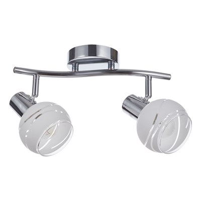 Светильник 51011/2 2хE14 60W Max 42х10х19 хром - фото 2001782