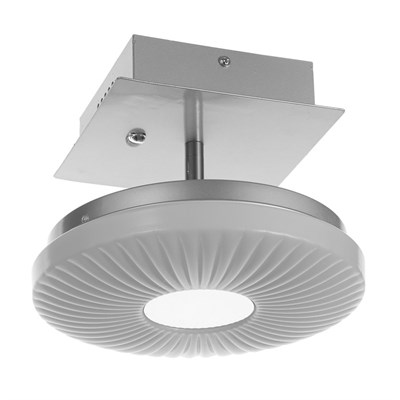 Светильник 054/1 LED серебро/белый высота 18см - фото 2001792