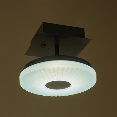 Светильник 054/1 LED серебро/белый высота 18см - фото 2001796