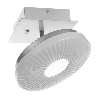 Светильник 054/1 LED серебро/белый высота 18см - фото 2001799