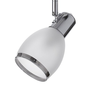 Люстра спот 8371/2 2х60W Е27 хром/белый - фото 2001809