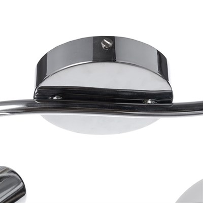 Люстра спот 8371/2 2х60W Е27 хром/белый - фото 2001810