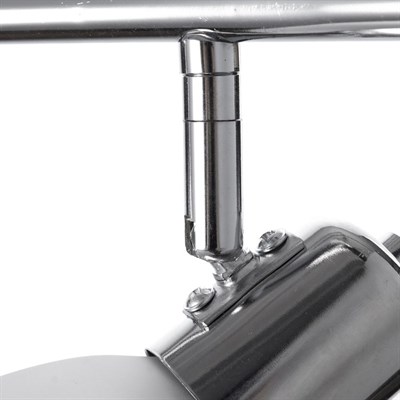 Люстра спот 8371/2 2х60W Е27 хром/белый - фото 2001811