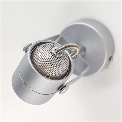 Бра CL525511 "Ринг" 1x50W GU10 серебро 8x8x8 см - фото 2001865