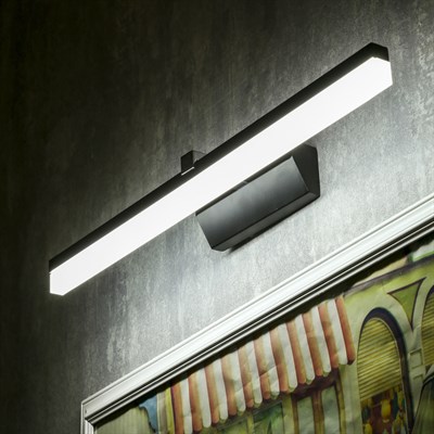 Подсветка для картин и зеркал "Барселона" LED 12Вт 6000К черный 55х11х7 см - фото 2001970