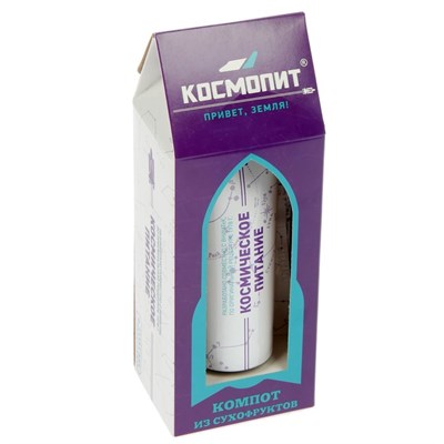 Космическое питание "Компот из сухофруктов", 165 г, в тюбике - фото 2002067