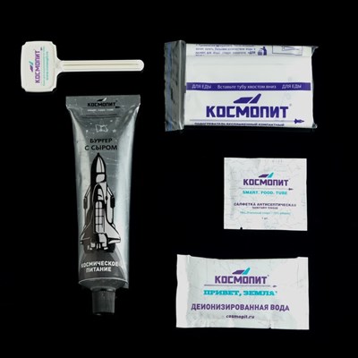 Космическое питание "Бургер с сыром" в тюбике 165 г - фото 2002154