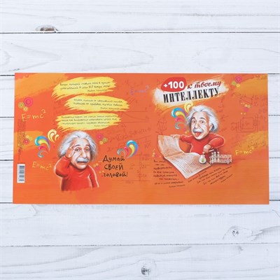 Обложка для книг «+100 к интеллекту», 43×24 см - фото 2002240