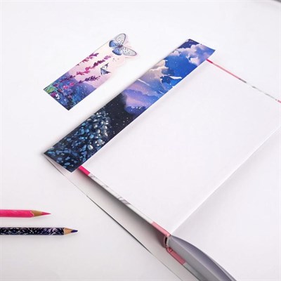 Обложка для книги с закладкой «Звёздное небо», 43×24 см - фото 2002376