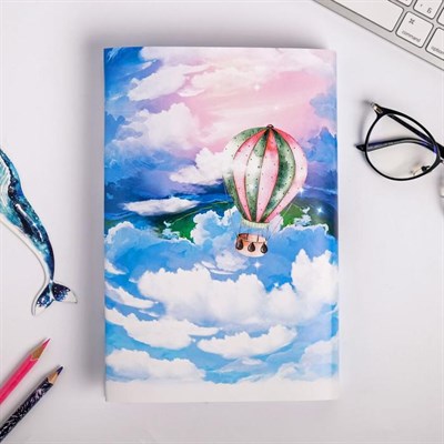 Обложка для книги с закладкой «Кит», 43×24 см - фото 2002401