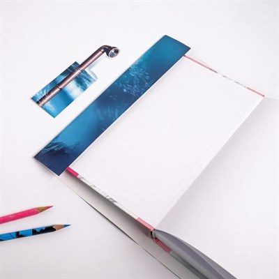 Обложка для книги с закладкой «Подлодка», 43×24 см - фото 2002411