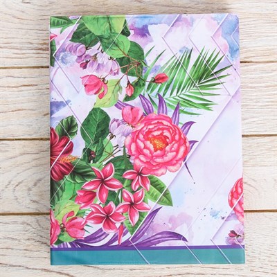 Обложка для учебника «Биология» (цветочная), 43.5×23.2 см - фото 2002450