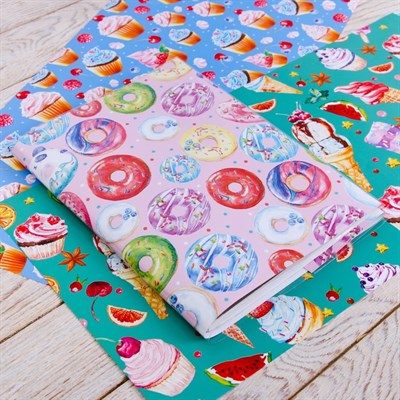 Обложка со вставками «Вкусности», 21.5×40 см - фото 2002506