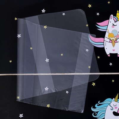 Обложка со вставками «Мечтательный единорог», 23.2×45 см - фото 2002519