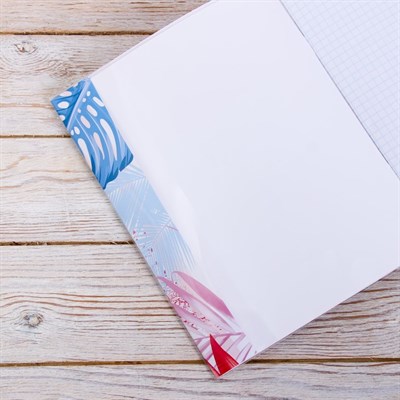 Обложка со вставками «Фламинго», 21×35 см - фото 2002522