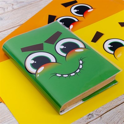 Обложка со вставками «Смайлы», 23.2×45 см - фото 2002526