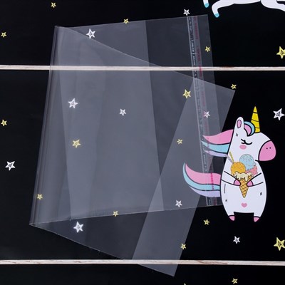 Обложка со вставками «Мечтательный единорог», 21.5×40 см - фото 2002548