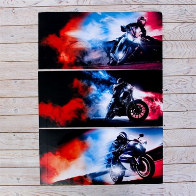 Обложка со вставками «Мото», 30×50 см - фото 2002571