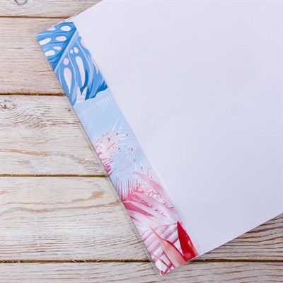 Обложка со вставками «Фламинго», 23.2×45 см - фото 2002575