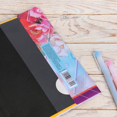 Обложка для учебника «Геометрия» (цветочная), 43.5×23.2 см - фото 2002608