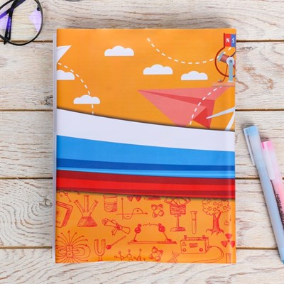 Обложка для учебника «Физика» (матрёшка), 43.5×23.2 см - фото 2002624